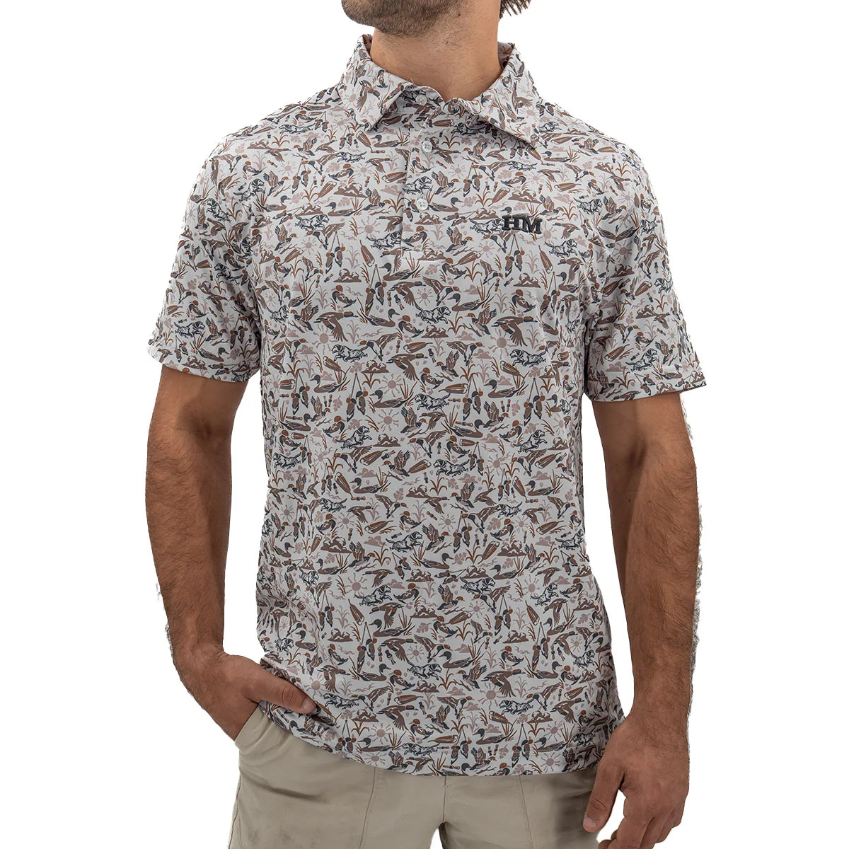 performance polo, duck club | hurricane marsh