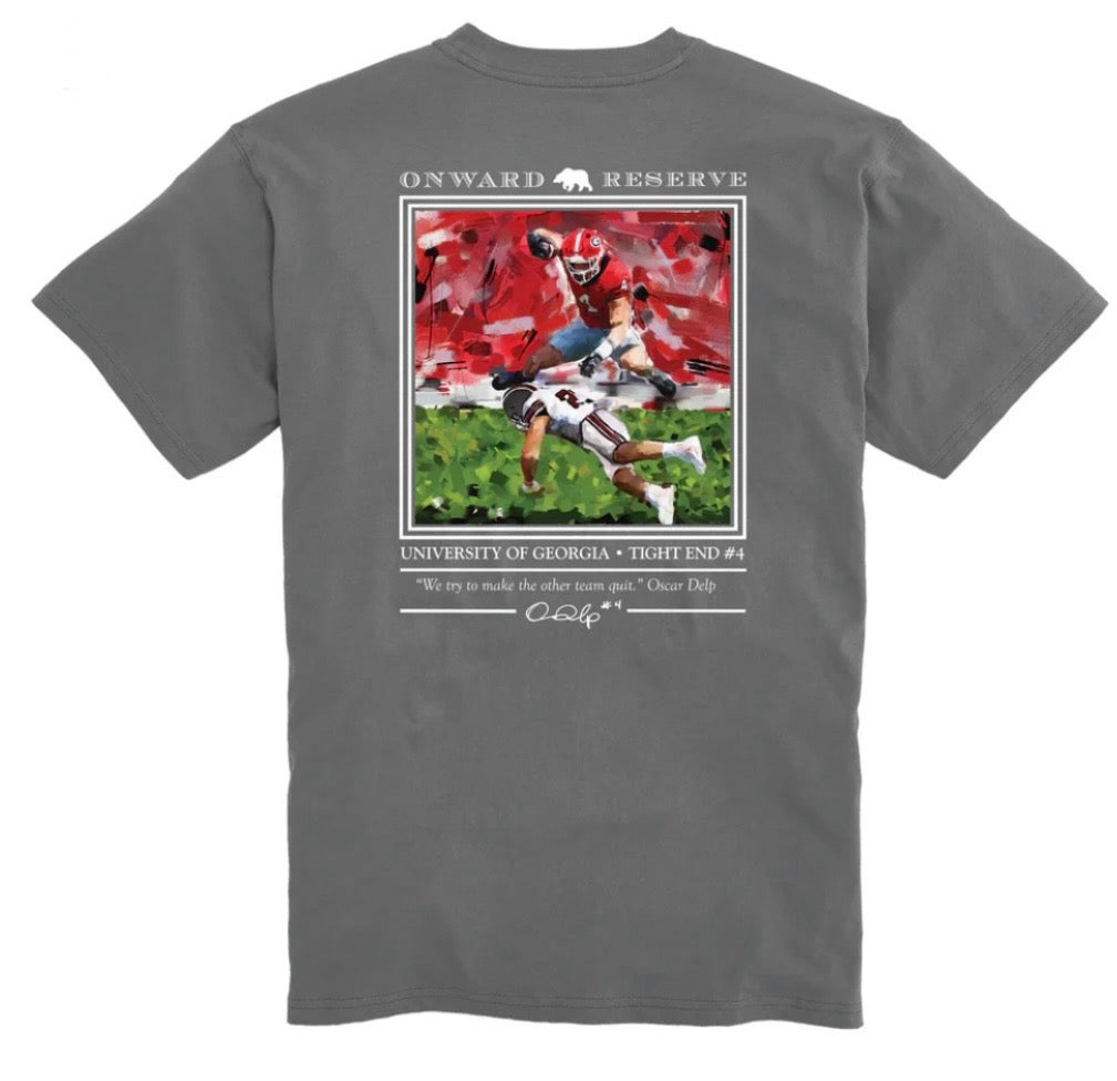 oscar delp tee, granite | onward reserve