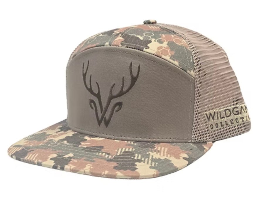 wildgame 7 panel camo hat