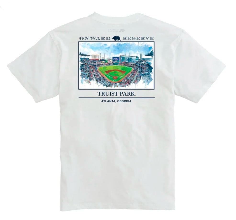 lewis truist park tee, white | onward reserve
