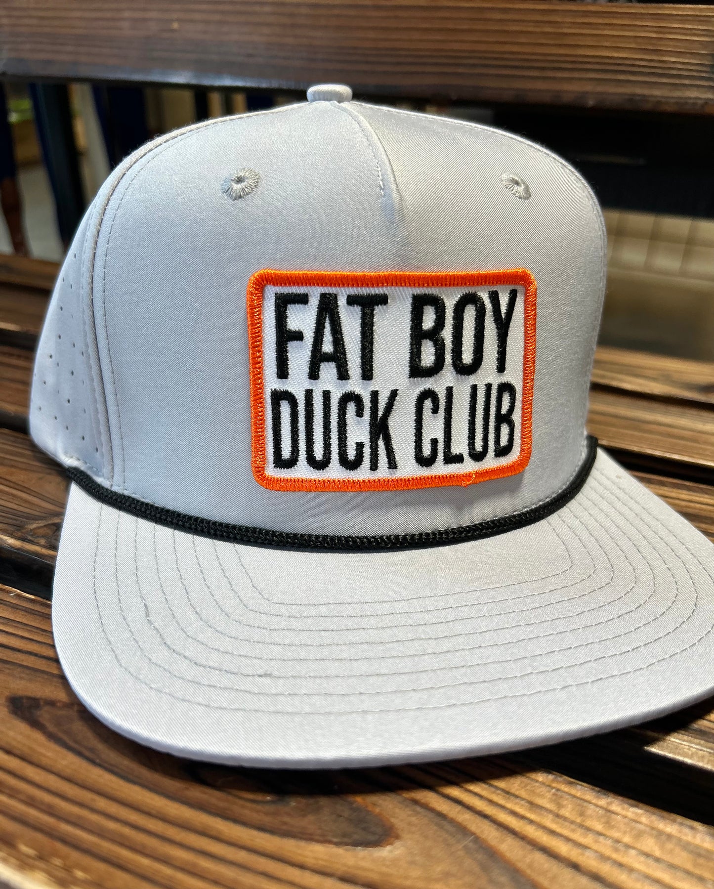 fat boy duck club, grey