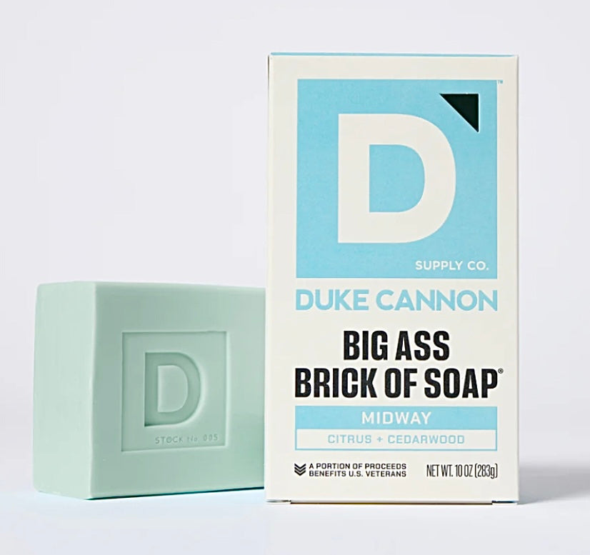 big ass brick of soap, midway | duke cannon
