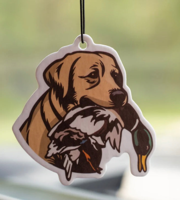 yellow lab air freshener | scent south