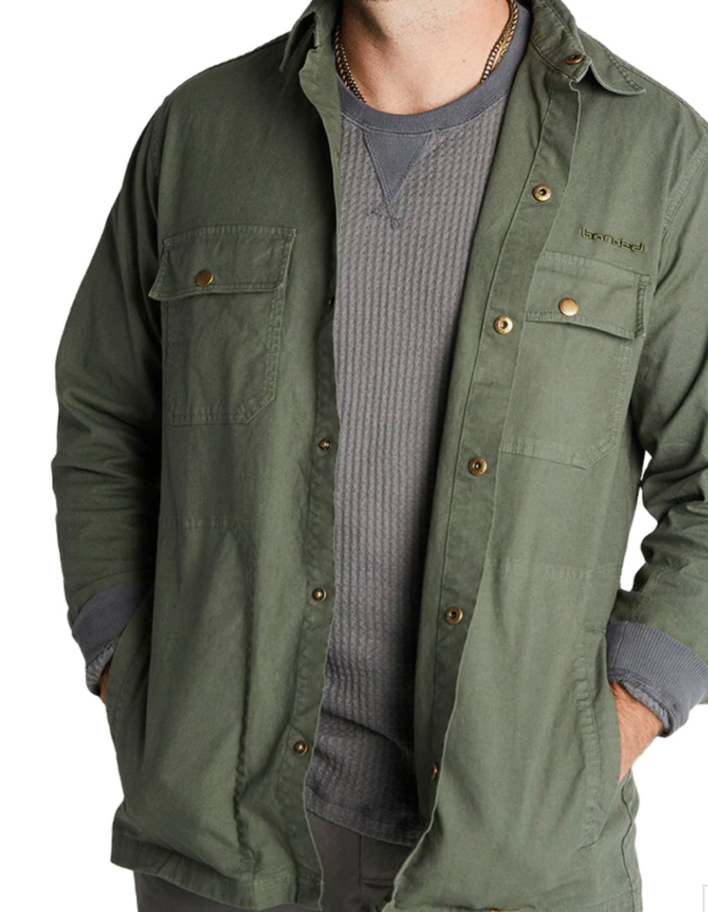 canvas camp shirt forrest | banded