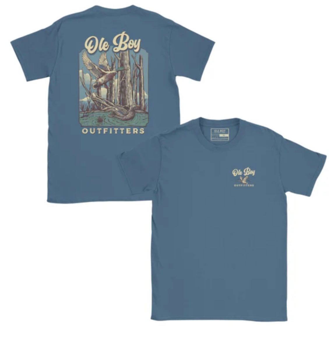 ole boy mallard marsh t-shirt
