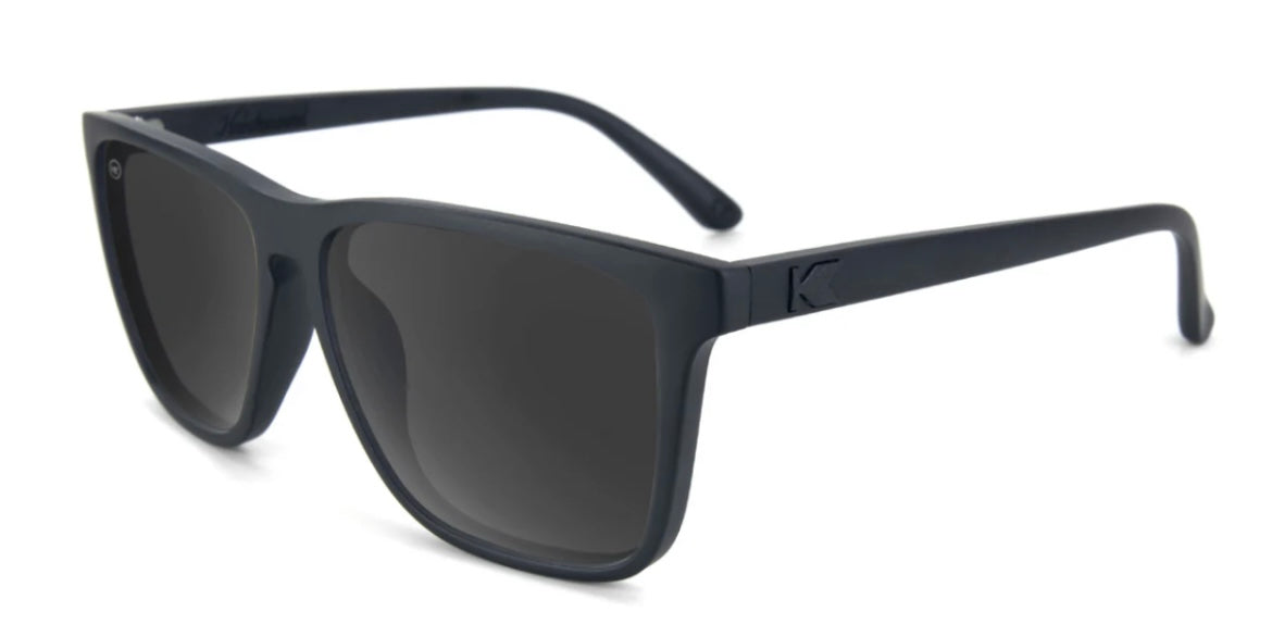 black on black fast lanes sunglasses | knockaround