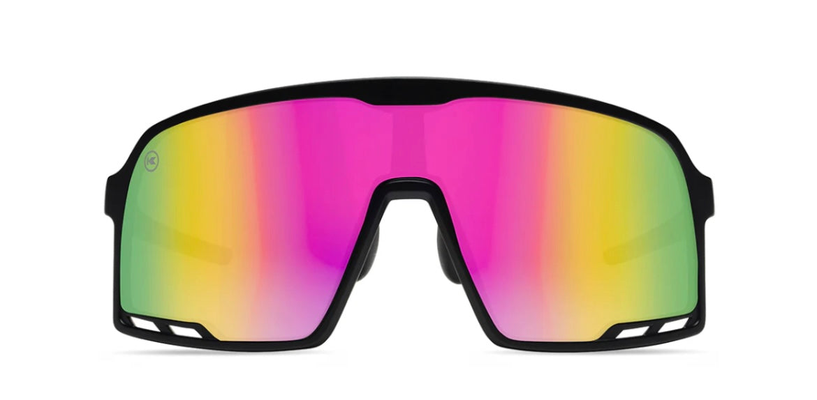 rainbow on black campeones sunglasses | knockaround