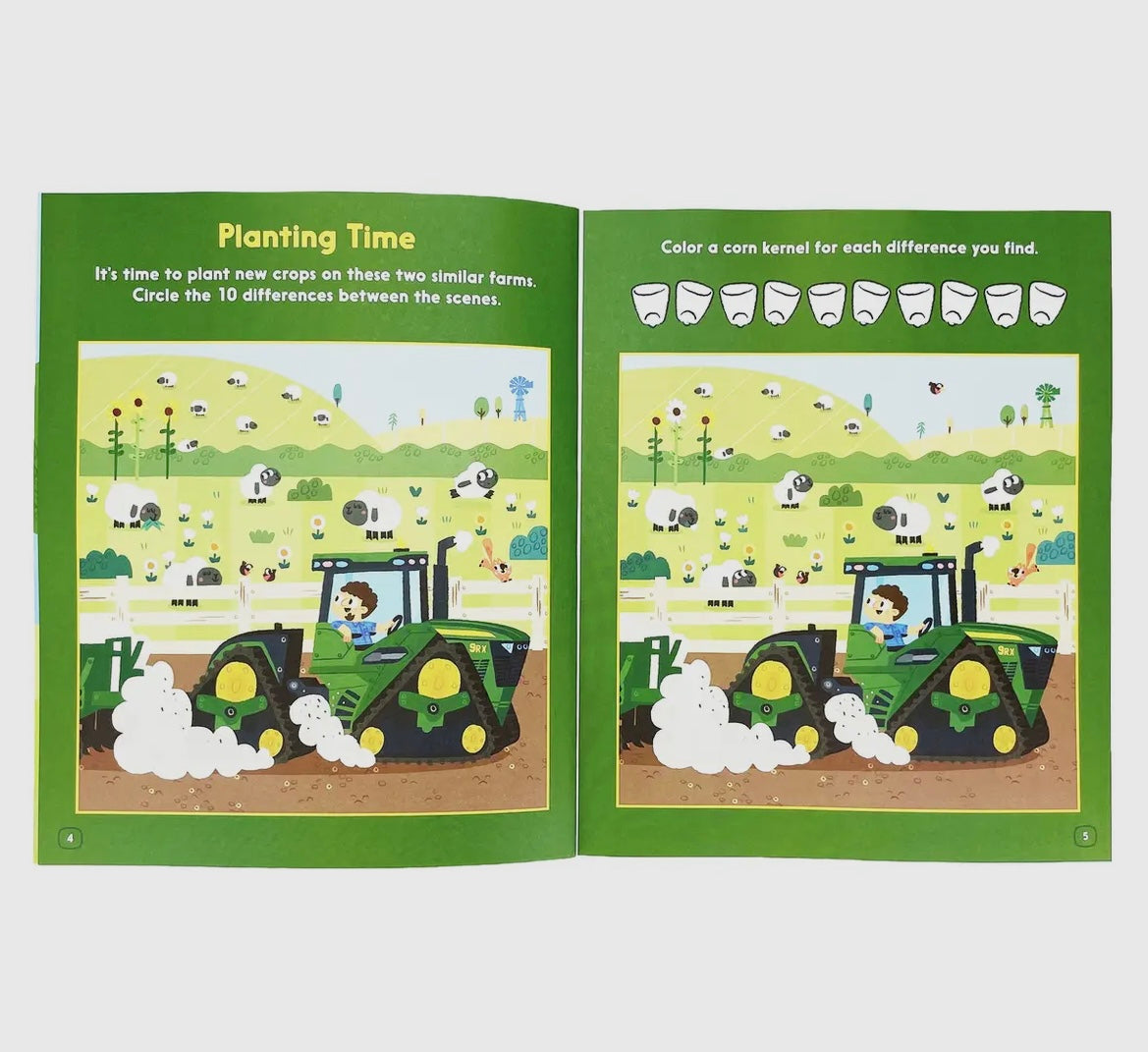John Deere mega machines activity book