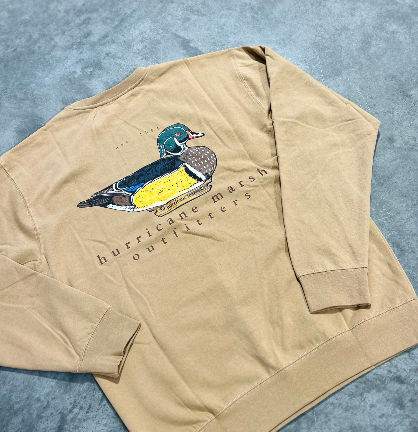 the woodie crewneck sweatshirt | hurricane marsh