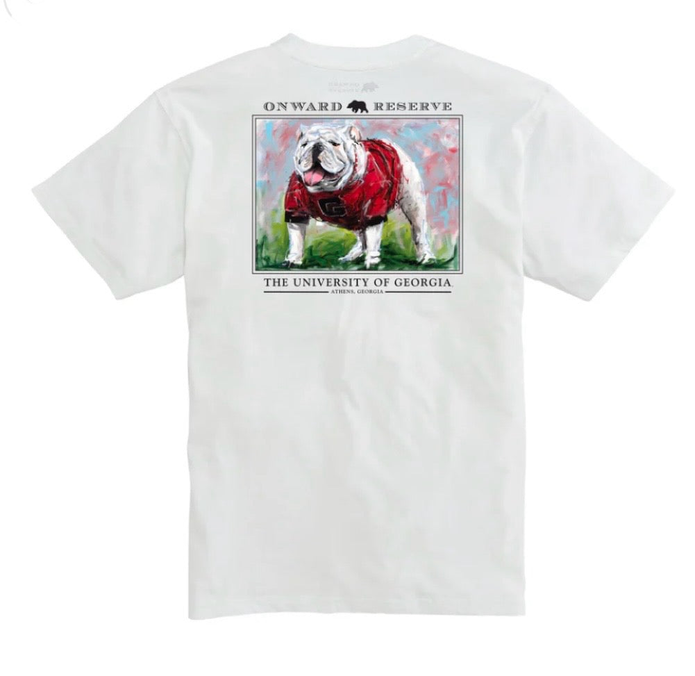 patrick lewis UGA tee, white | onward reserve