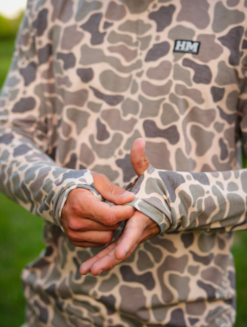 the midwest marsh camo performance hoodie | hurricane marsh