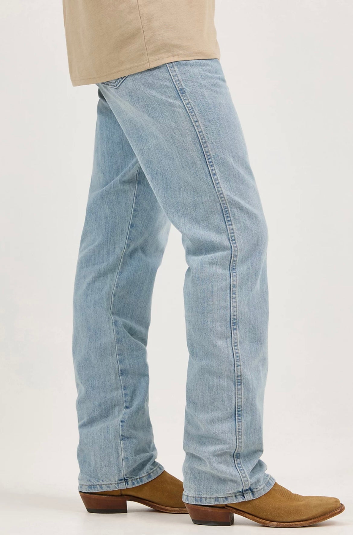 retro relaxed fit bootcut jean, crest | wrangler