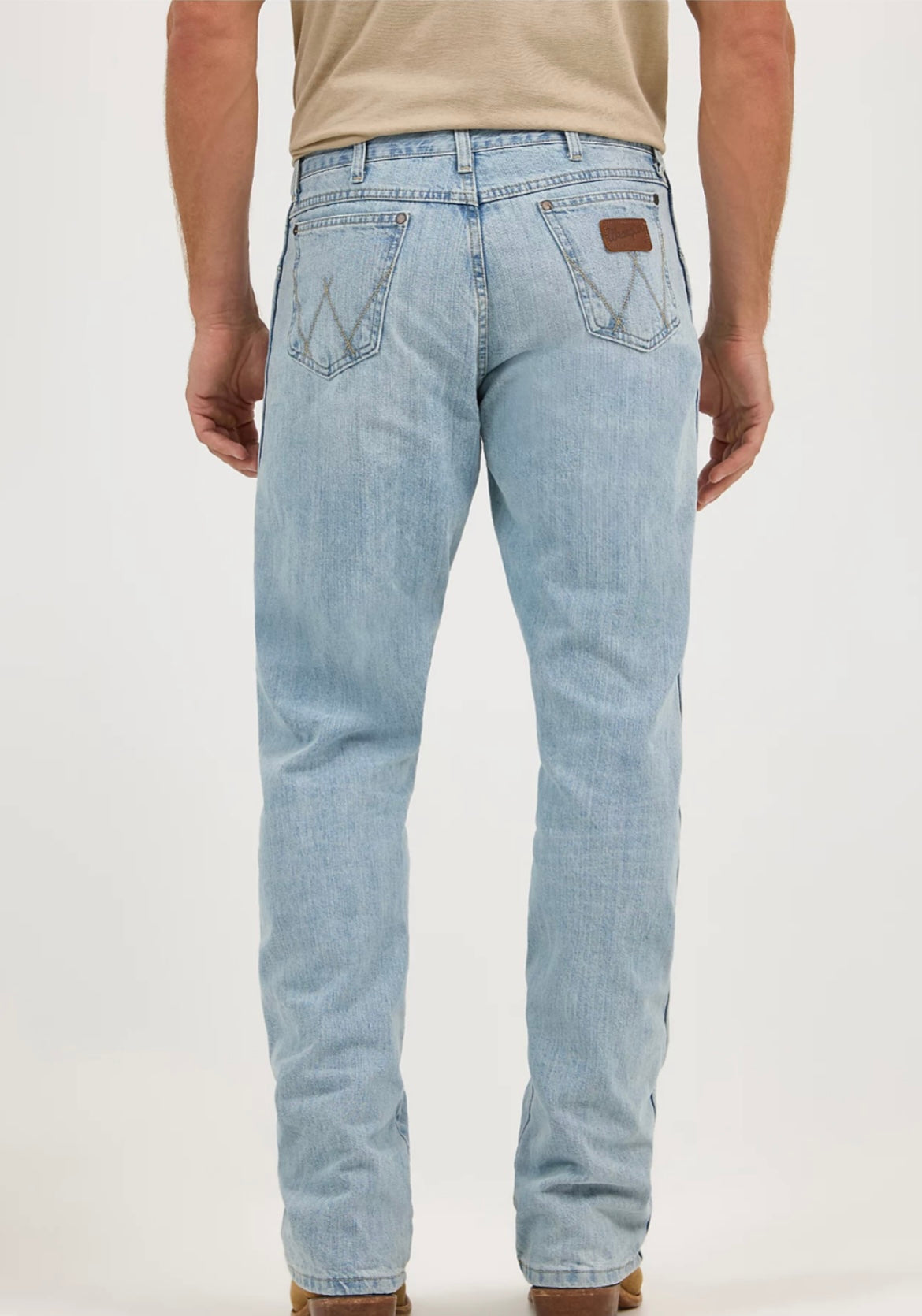 retro relaxed fit bootcut jean, crest | wrangler