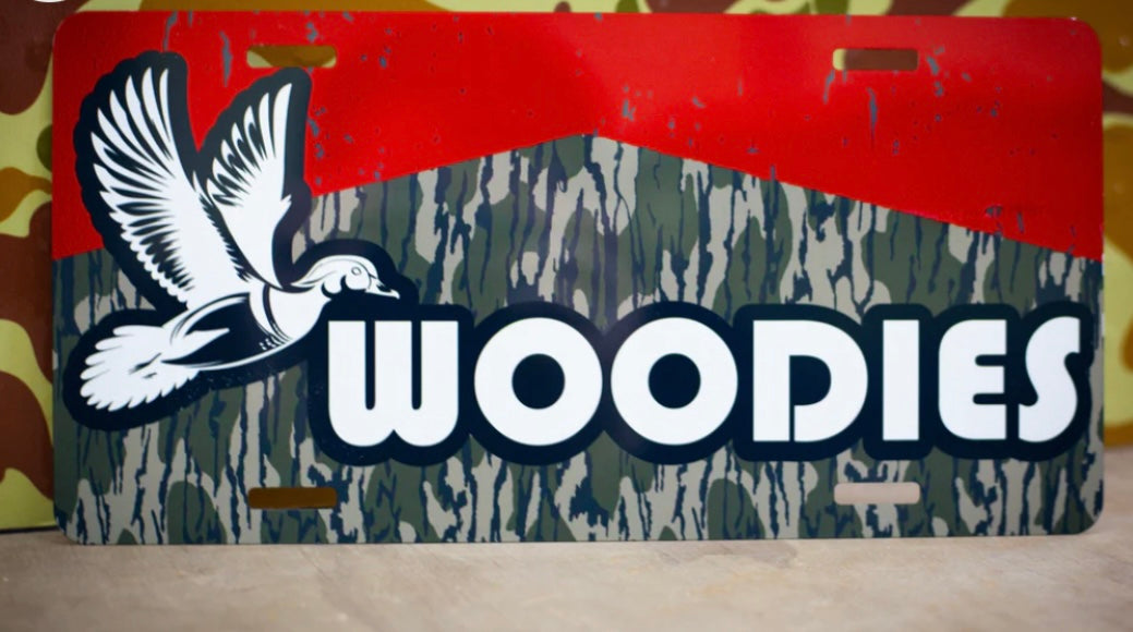 woodies license plate