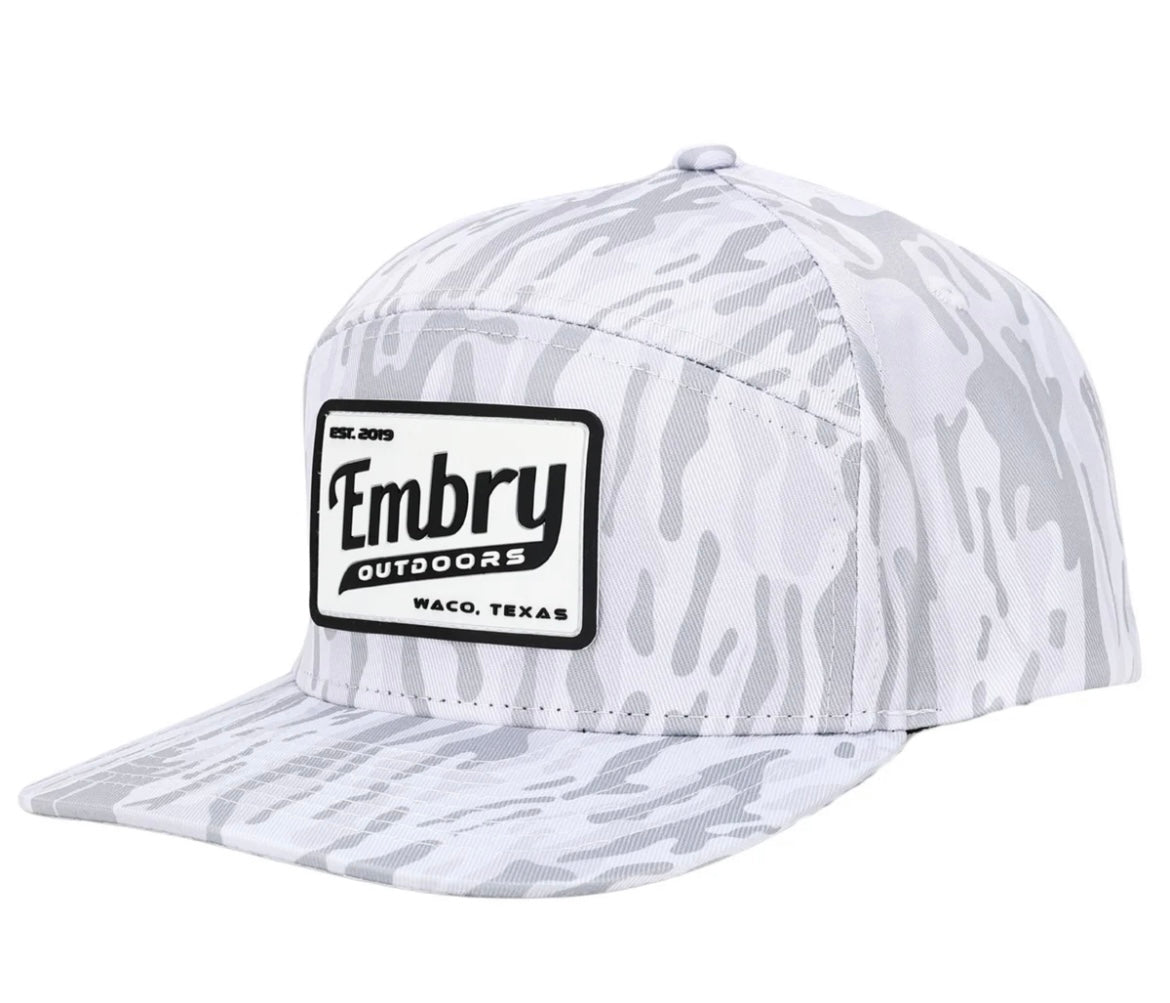 white ranch 6 panel hat | embry outdoors