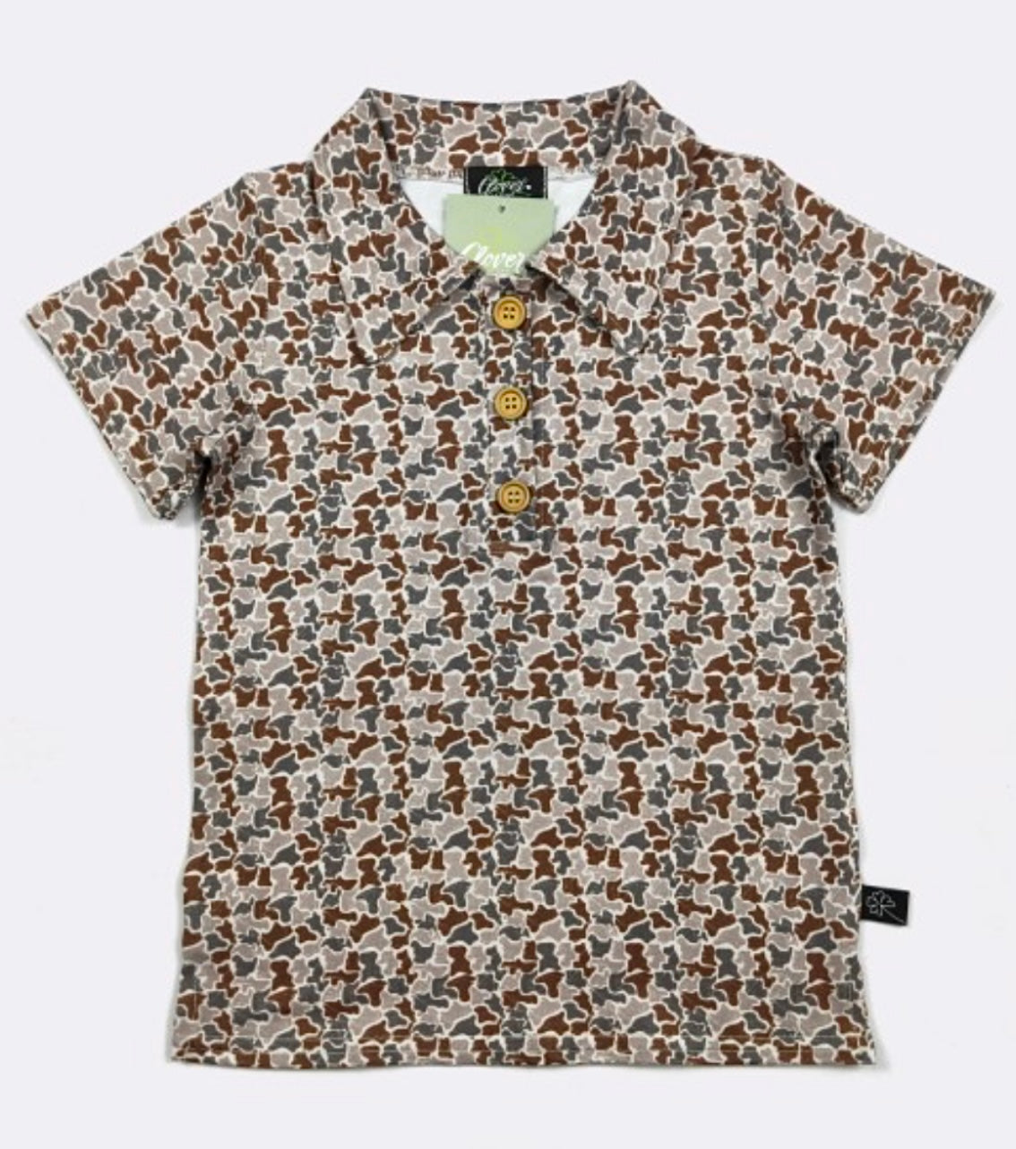 boys' camo polo