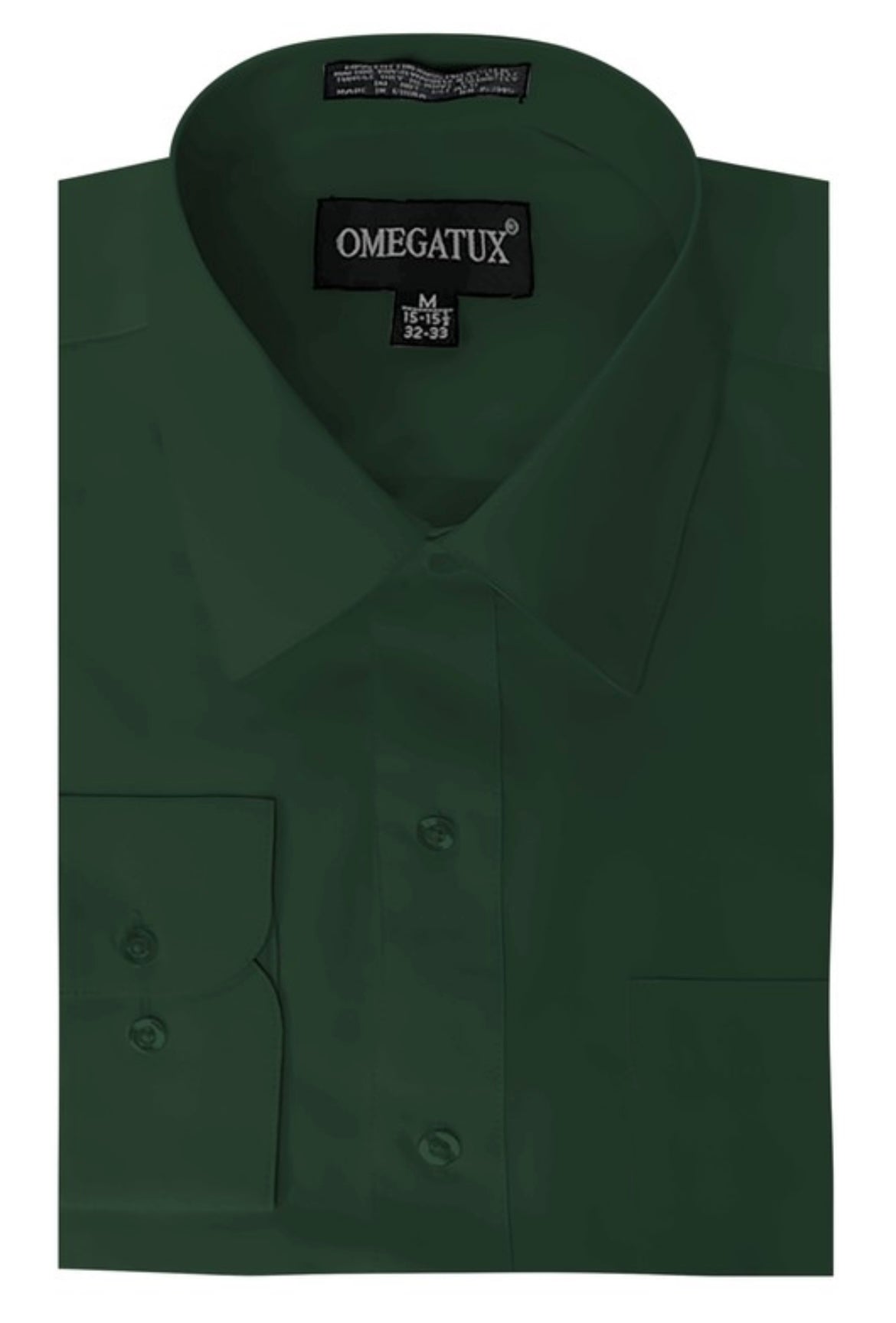 long sleeve dress shirt, emerald green
