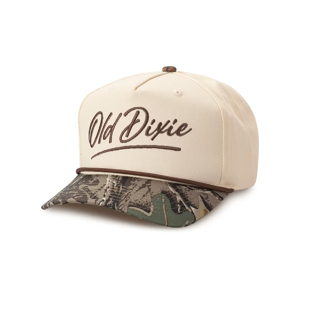 old dixie advantage camo bill hat