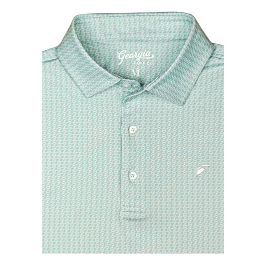 orchard polo, seafoam | georgia golf company