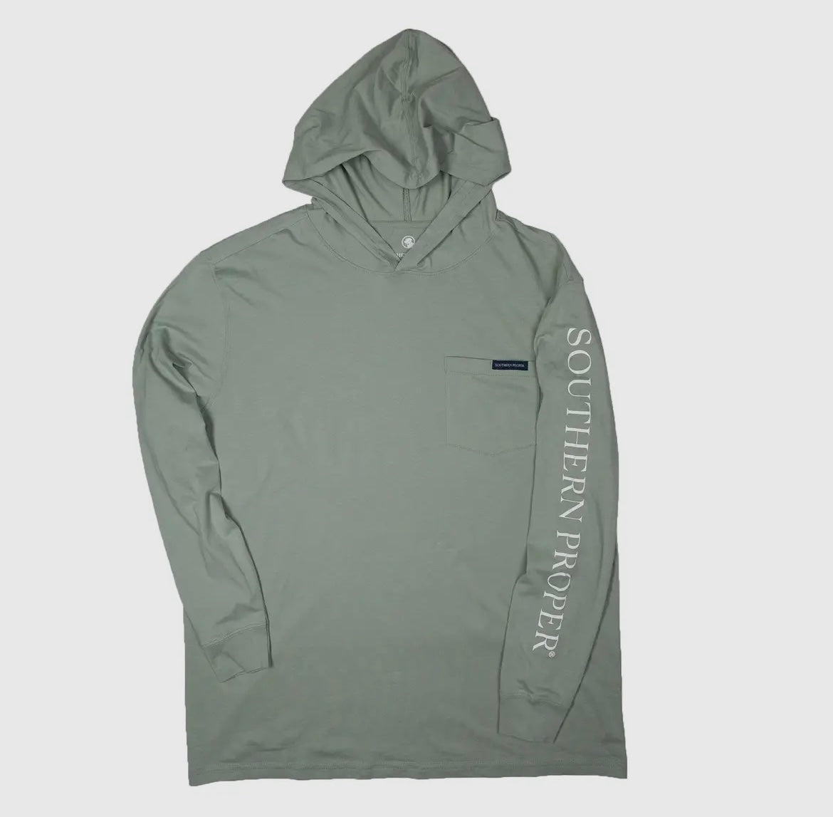 hoodie tee, marine sage | southern proper