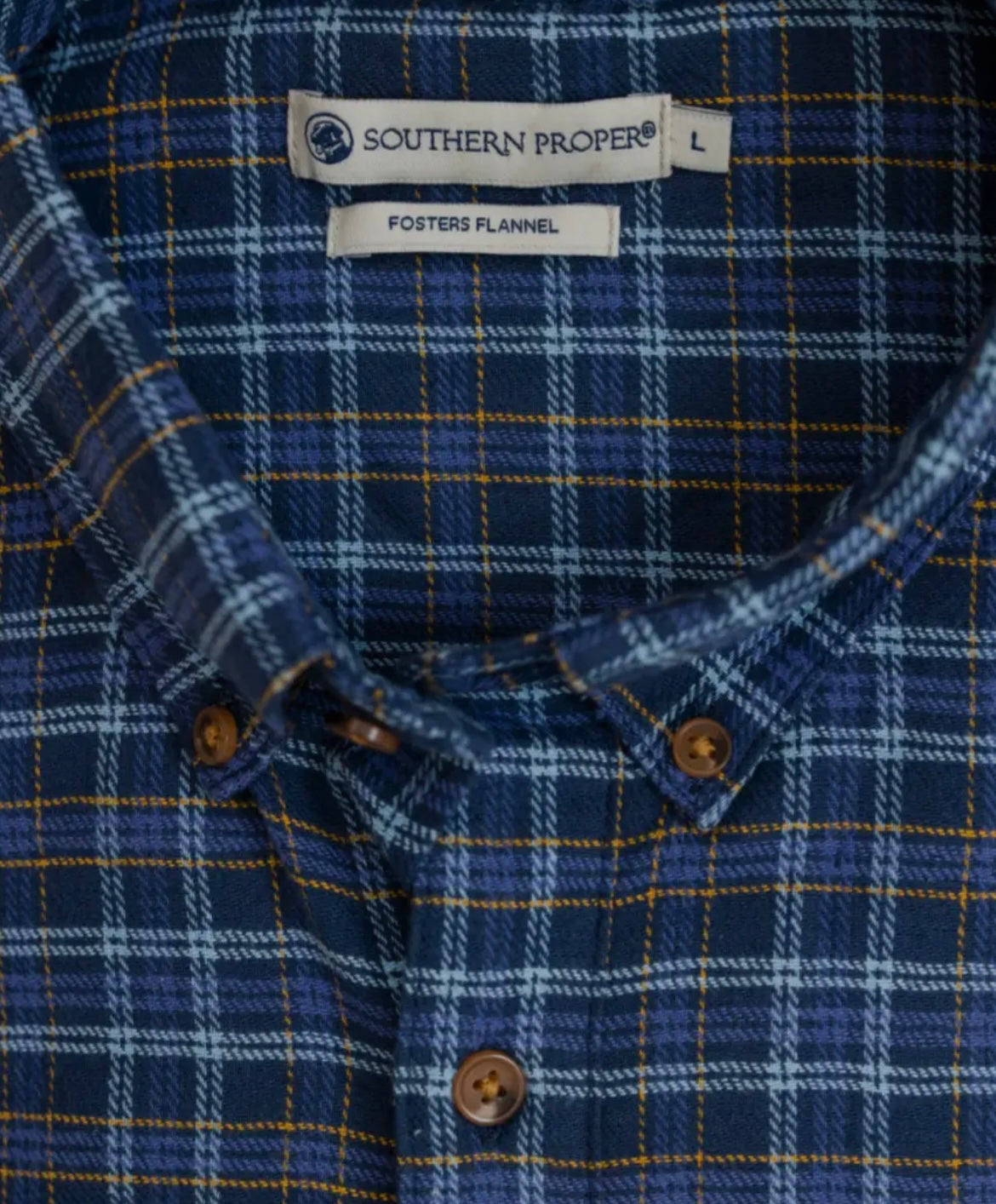 southern flannel fosters, navy | southern proper