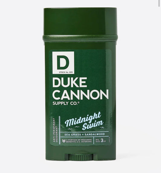 anti-perspirant deodorant, midnight swim | duke cannon