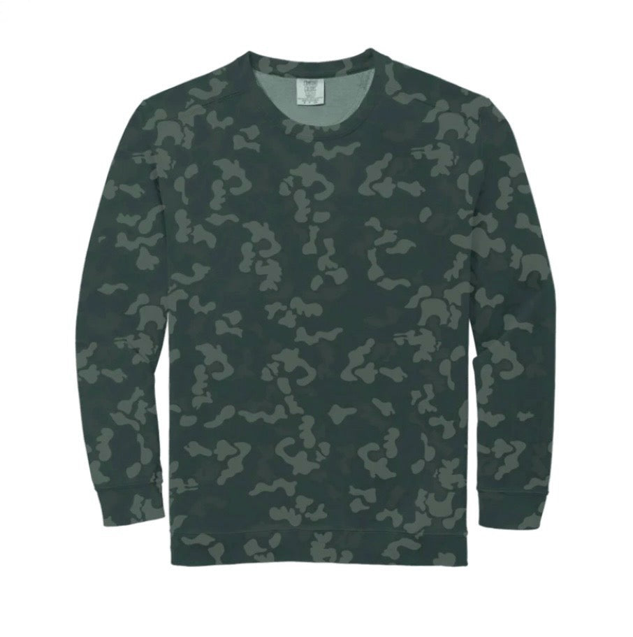 camo comfy crew | southern fried cotton