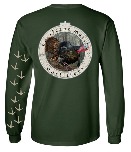 the boss long sleeve, forest green | hurricane marsh
