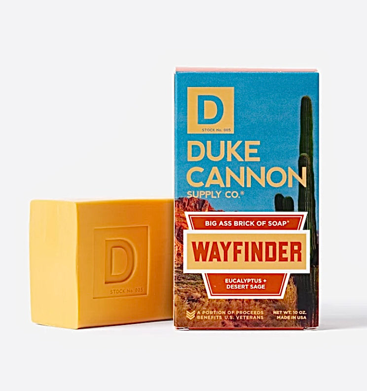 big ass brick of soap, wayfinder | duke cannon