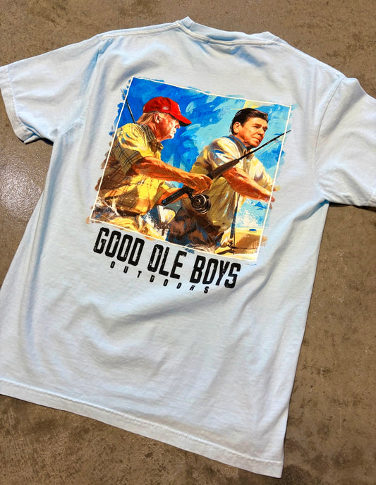 good ole boys | trump reagan fishing tee