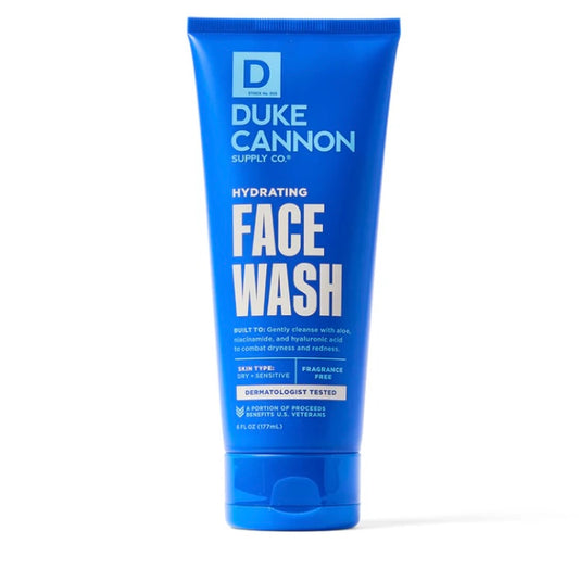 hydrating face wash | duke cannon