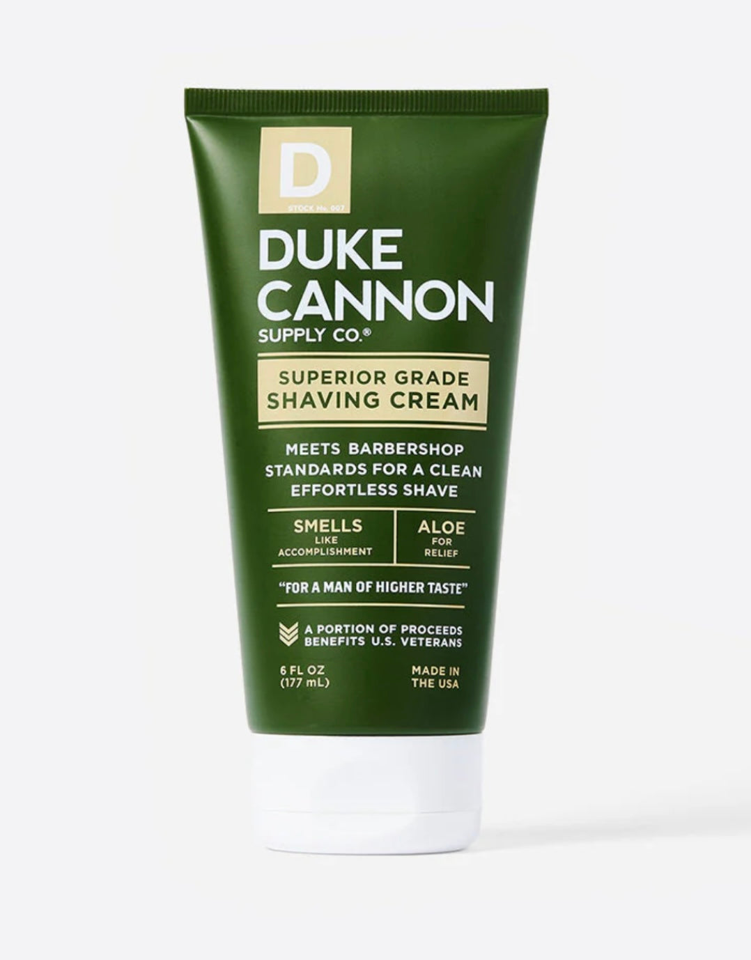 superior grade shaving cream | duke cannon