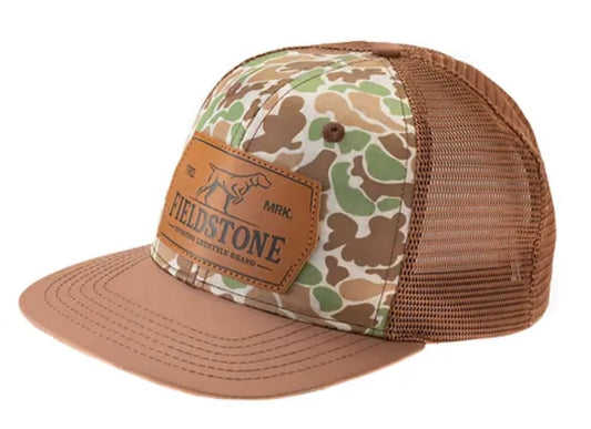 youth vintage brown bill hat | fieldstone