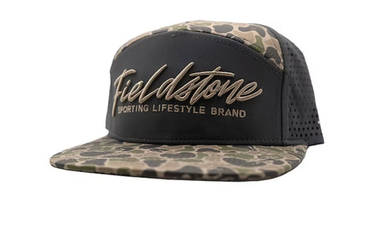 grey backwoods 7 panel performance hat