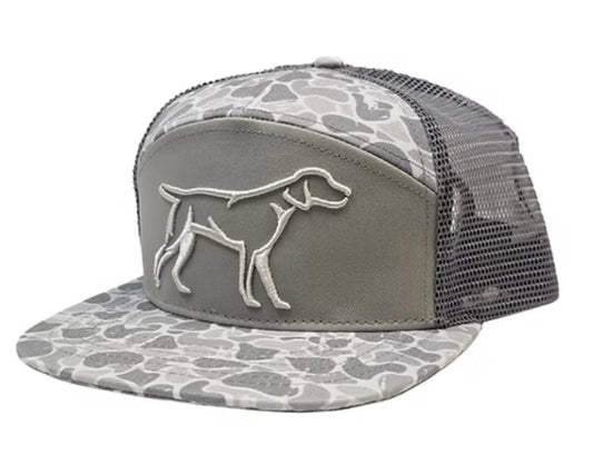 grey backwoods camo 7 panel