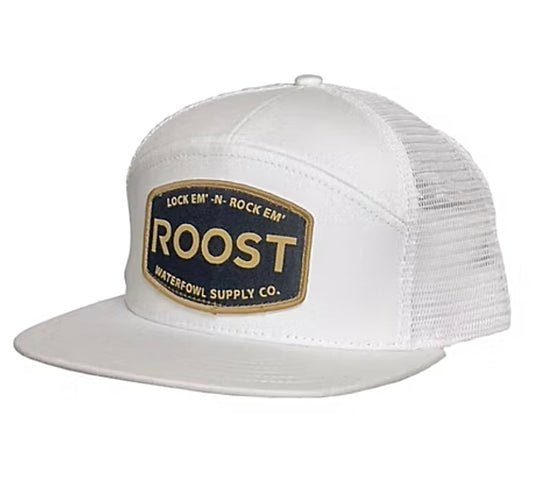 roost patch white hat