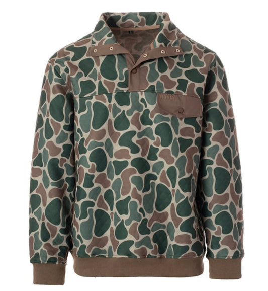 roost quilted pullover