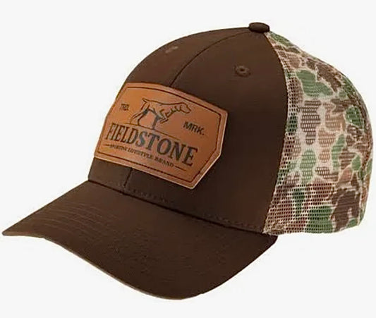 camo logo hat | fieldstone