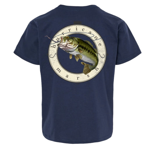 youth bass tee | hurricane marsh