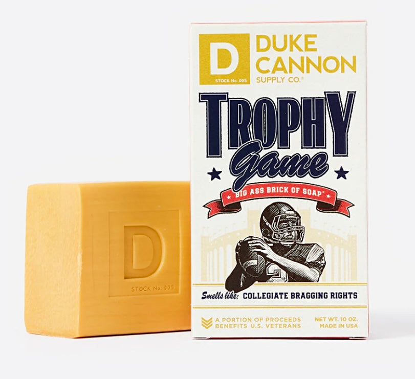 big ass brick of soap, trophy game | duke cannon