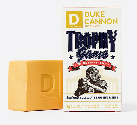 big ass brick of soap, trophy game | duke cannon