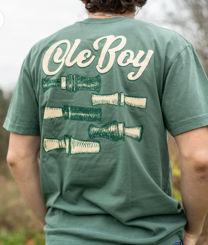 duck call t-shirt | ole boy