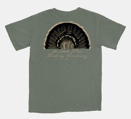 turkey fan | knotted pine