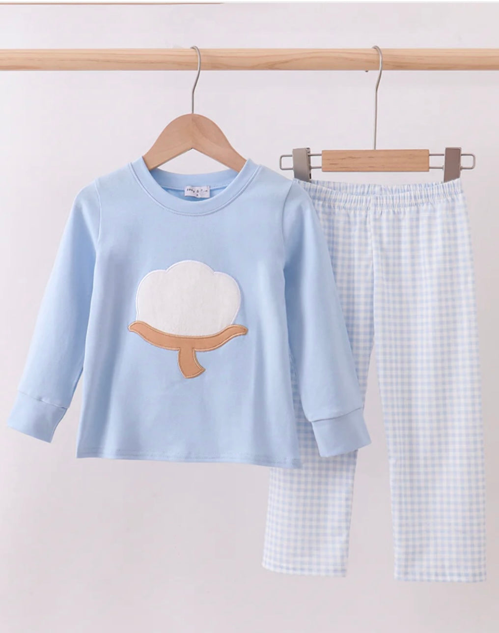 cotton boll applique set