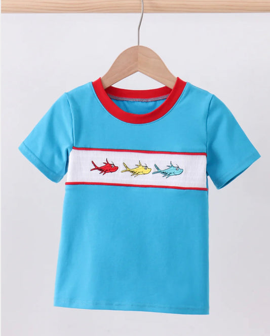 smocked dr. seuss top