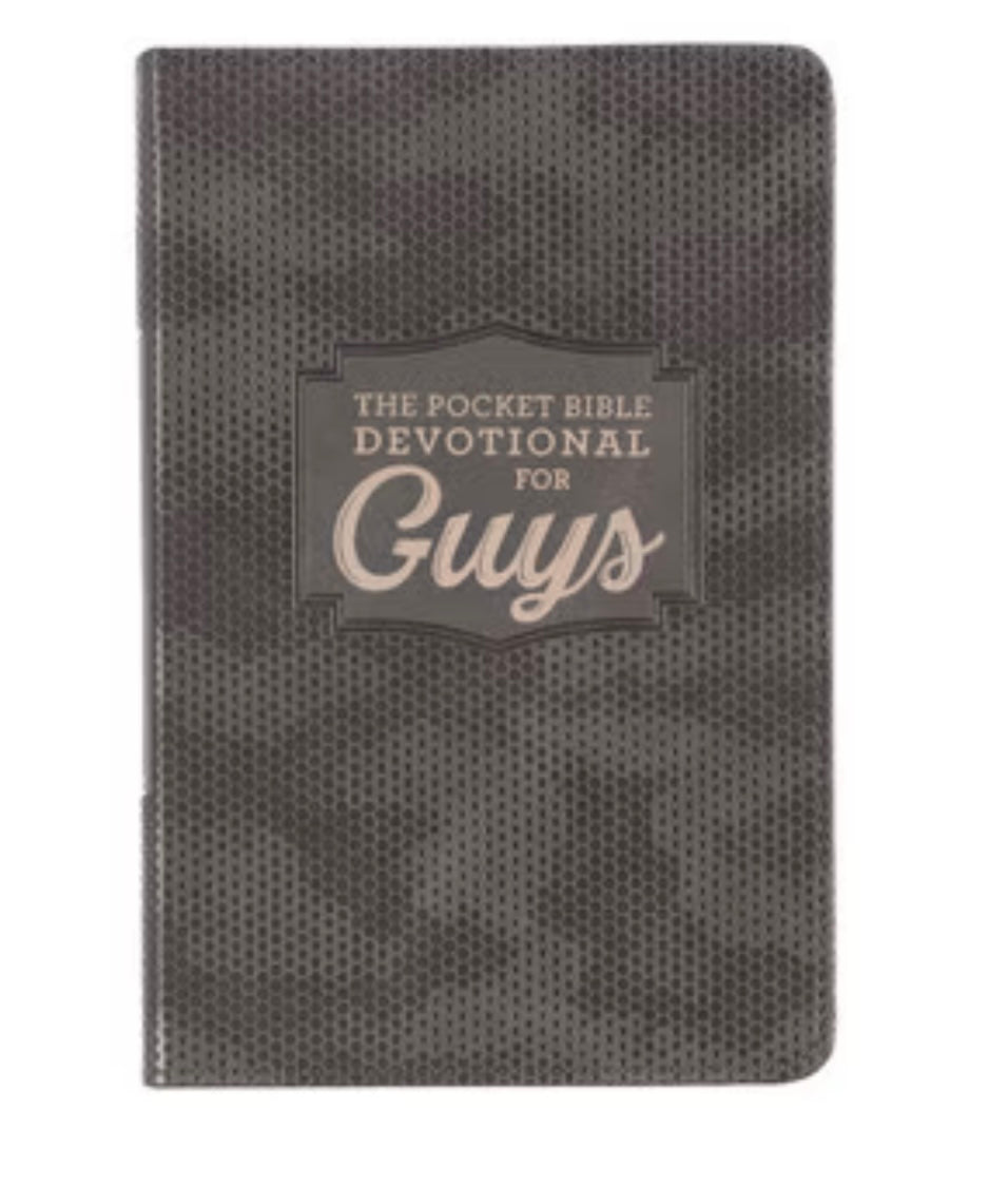 pocket Bible devotional for guys