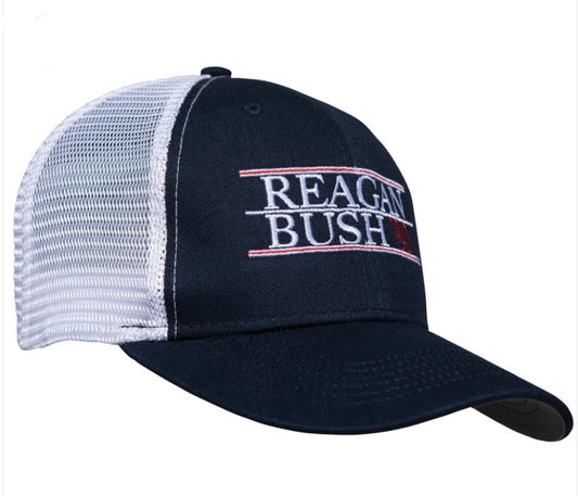 reagan bush '80 trucker hat