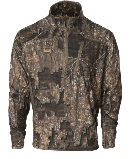 tec stalker 1/4 zip pullover, timber