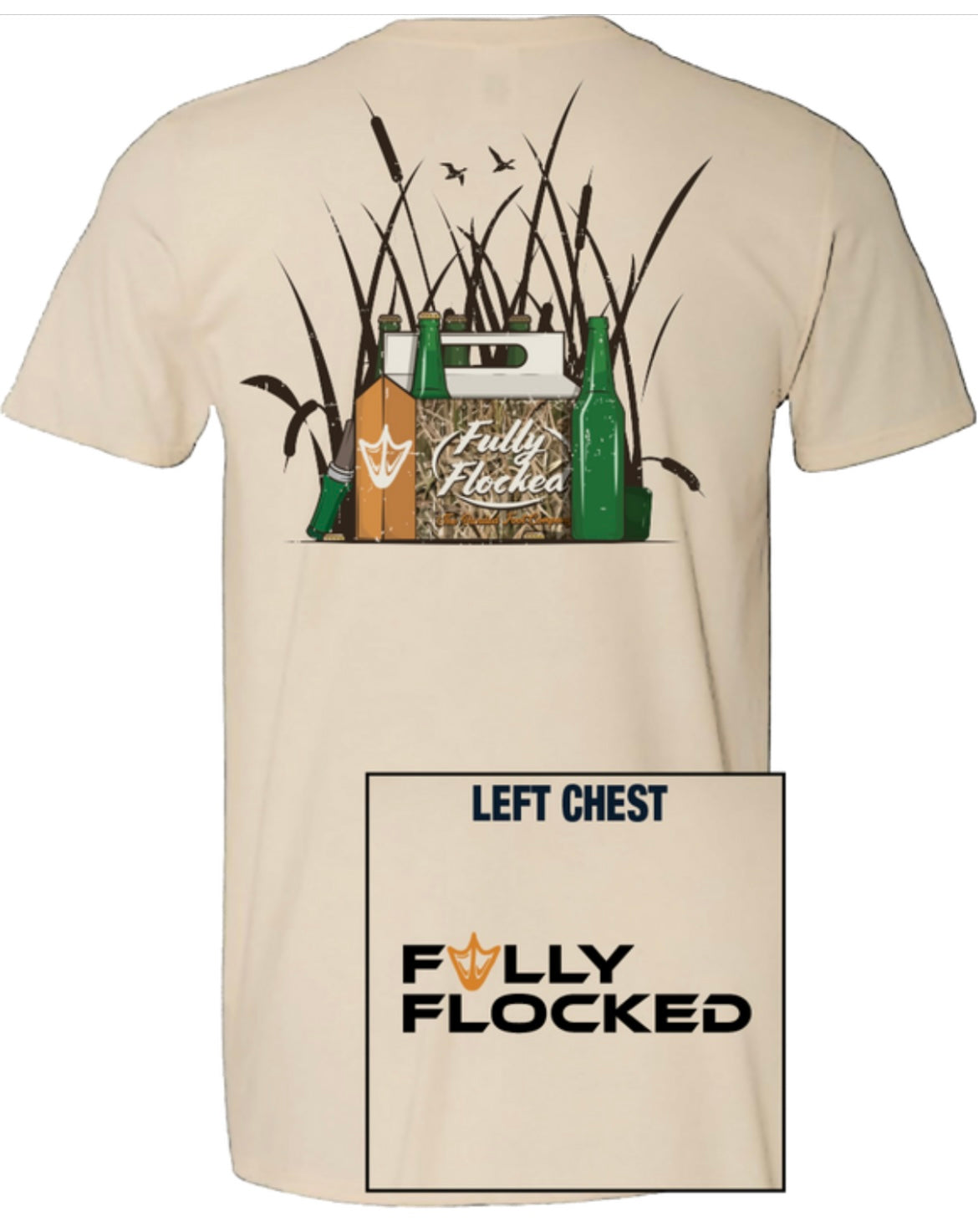 6 pack natural | fully flocked