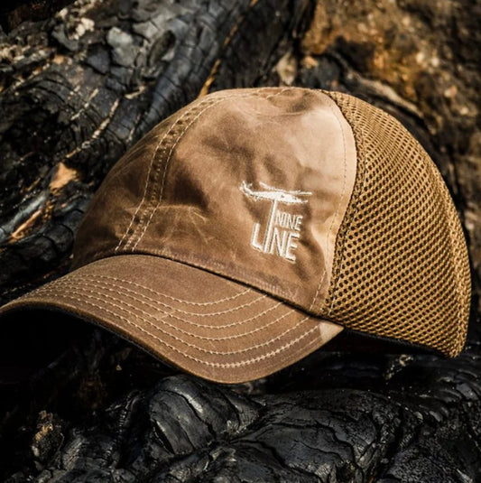 American made mesh back hat w/ drop line | nine line